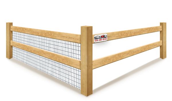 2-rail Farm fence installation for the Minneapolis Minnesota area