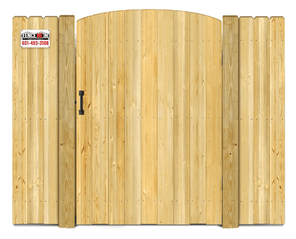 Convex top style gate  - Wood Gate
