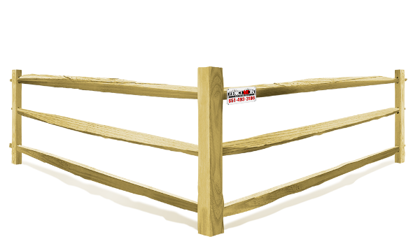 Wood Split Rail Fence - Minneapolis Minnesota