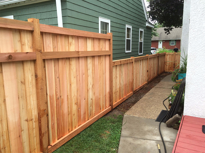 Shoreview, MN Wood Fences